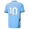 Original Trikotsatz Manchester City Grealish 10 Heimtrikot 2024-25 Für Kinder